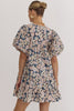 Blue Bliss Floral Dress