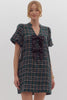 The Present Plaid Dress- Green