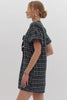 The Present Plaid Dress- Green