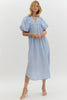 Best Wishes Smocked Dress- Baby Blue