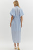 Best Wishes Smocked Dress- Baby Blue