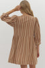 To The Point Dress- Camel