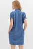 Pier My Way Denim Dress- Denim