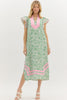 Garden Gathering Floral Midi Dress