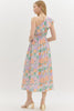 Pastel Palette One Shoulder Dress