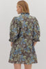 Garden Glory Botanical Mini Dress