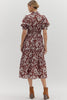 Floral Elegance Midi Dress