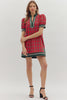 Cider Sipping Plaid Mini Dress