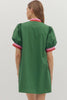 Miss Me Mini Dress-Green