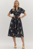 Lilyleaf Charm Paisley Print Dress