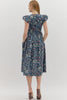 Meadow Song Floral Midi Dress