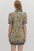 Meadow Daydream Floral Mini Dress-Olive