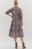 Villa Muse Floral Midi Dress