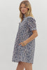 Loving Gaze Mini Dress-Midnight