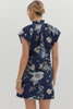 Floral Frolic Denim Mini Dress