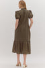 Baby Buds Floral Midi Dress