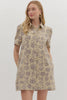 Courtyard Floral Denim Mini Dress