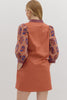 Autumn Frills Mini Dress