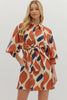 Abstract Horizons Mini Dress