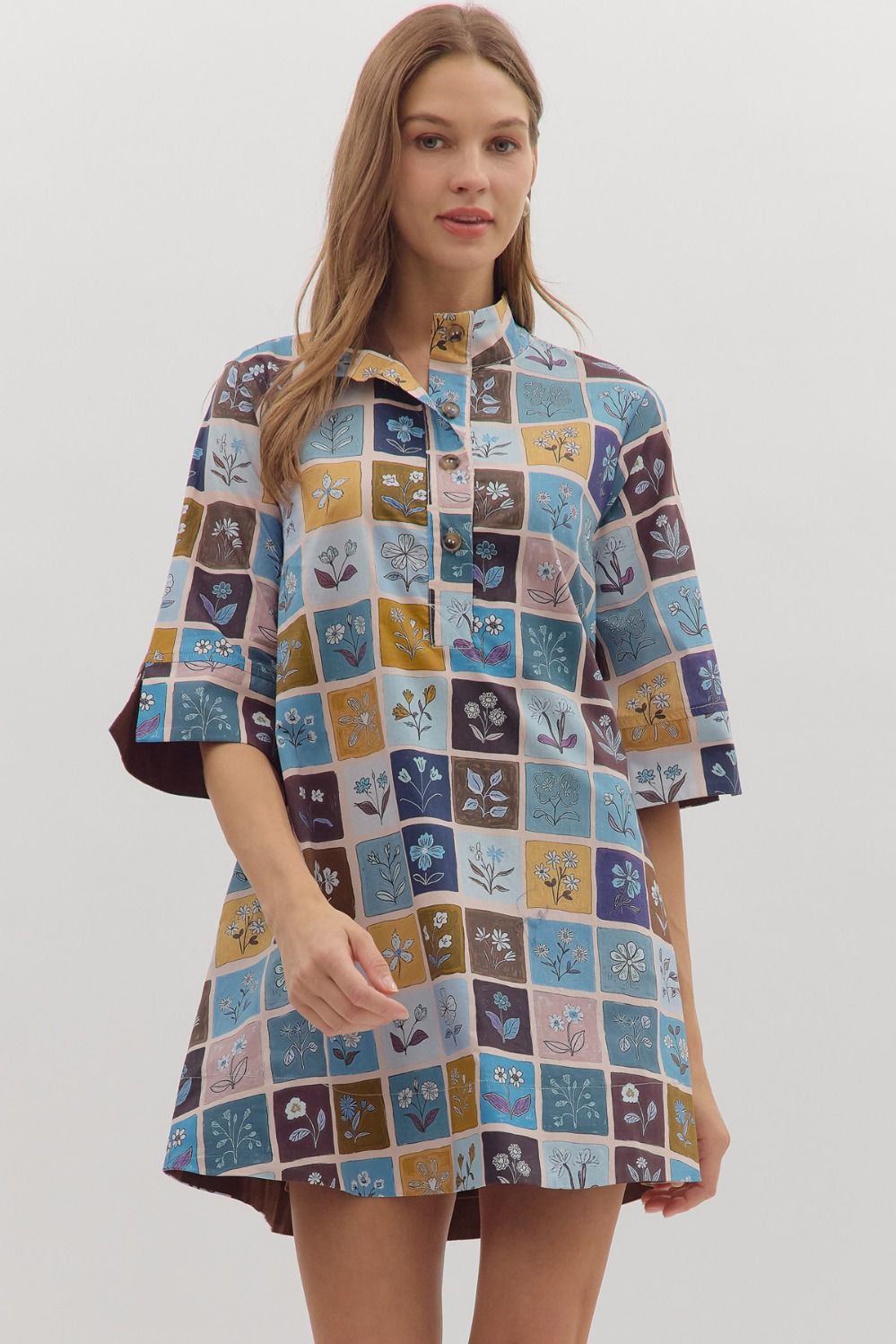 Blooming Keepsake Floral Mini Dress