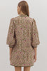 Southern Blue Bell Mini Dress-Taupe