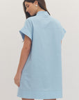 Forever Favorite Mini Dress-Chambray