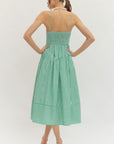 Marina Muse Midi Dress-Green