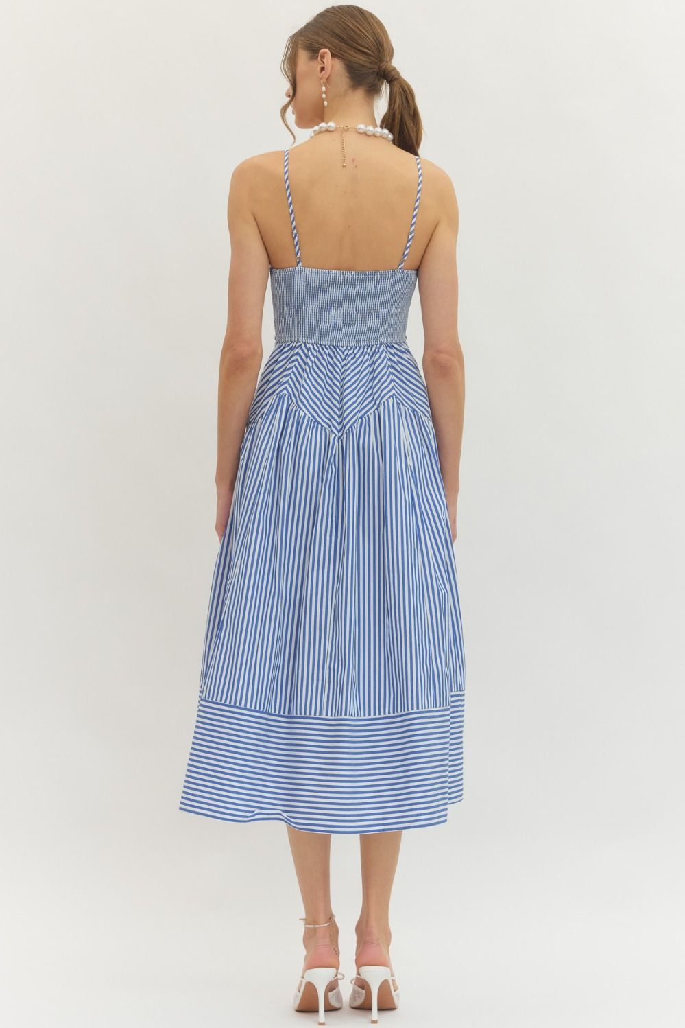 Marina Muse Midi Dress-Royal