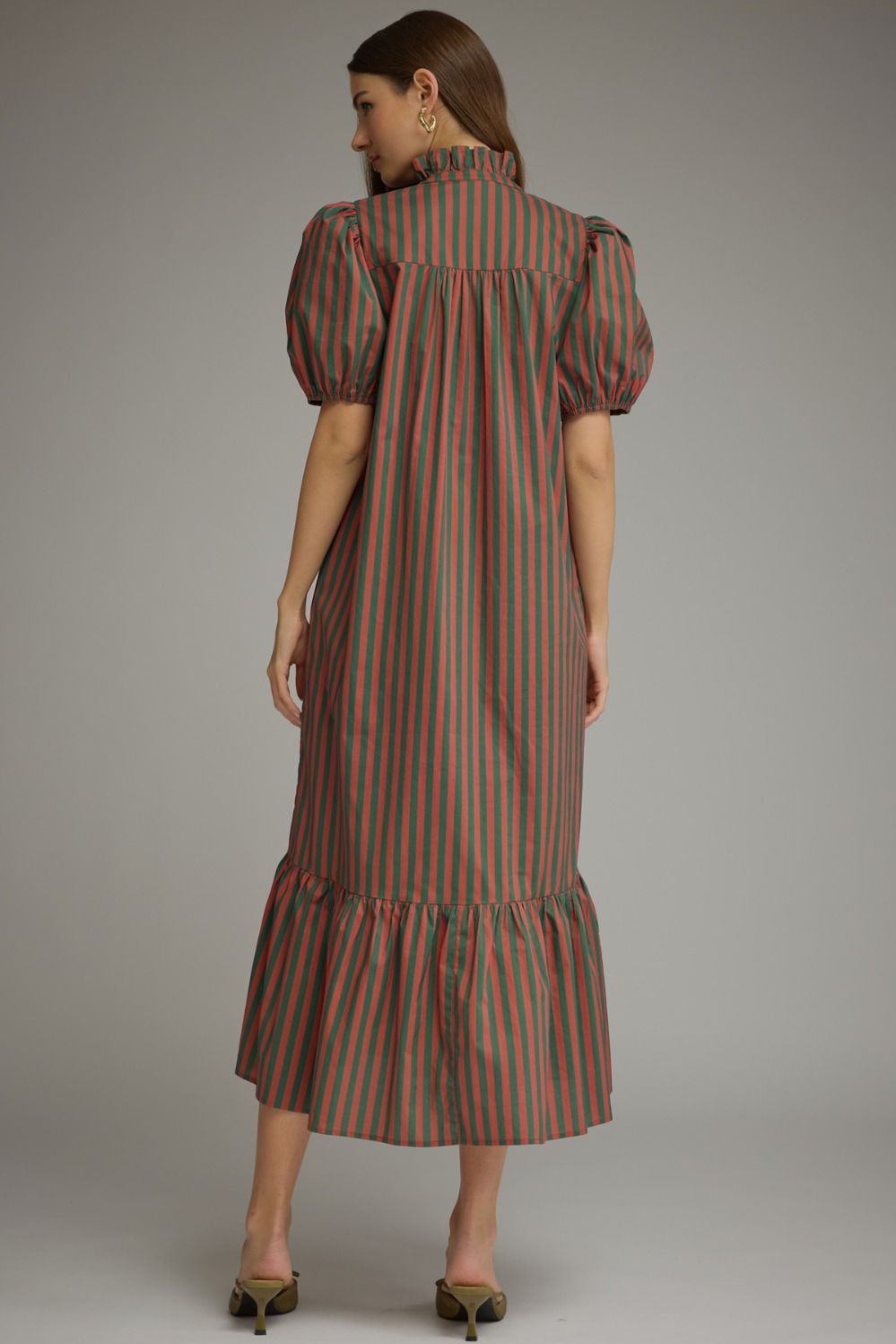 Clover Cottage Stripe Midi Dress