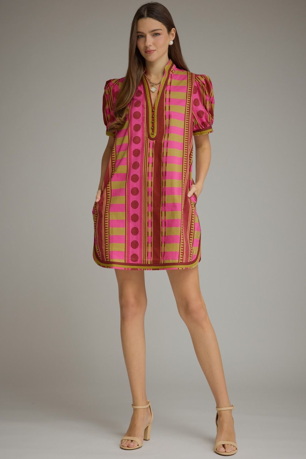 Sweetest Day Puff Sleeve Mini Dress