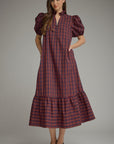 Westbury Plaid Midi Dress