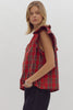 The Season Plaid Top