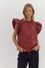 The Season Plaid Top