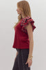 Nutcracker Season Top- Red