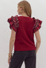 Nutcracker Season Top- Red