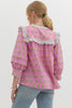 Dear To Me Floral Top- Pink