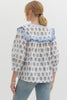 Dear To Me Floral Top- Off White