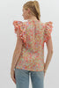 Sunset Florals Top