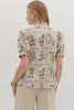 Delicate Dreams Floral Top-Ecru