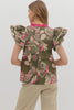 Paisley Perk Print Top