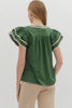 Del Mar Applique Top-Pine