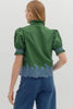 Threaded Bloom Embroidered Top