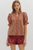 City Bloom Abstract Top