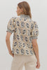 Inspired Floral Embroidered Top