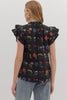 Sweet Shadows Floral Top