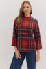 Tree Topper Plaid Top-Red