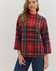 Tree Topper Plaid Top-Red