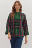 Tree Topper Plaid Top-Green