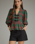 Yuletide Belle Peplum Top