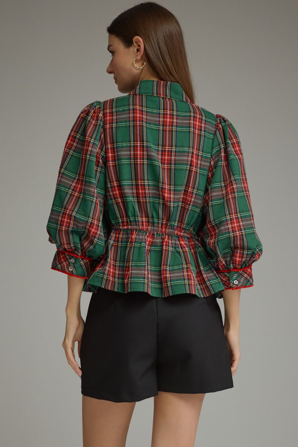 Yuletide Belle Peplum Top